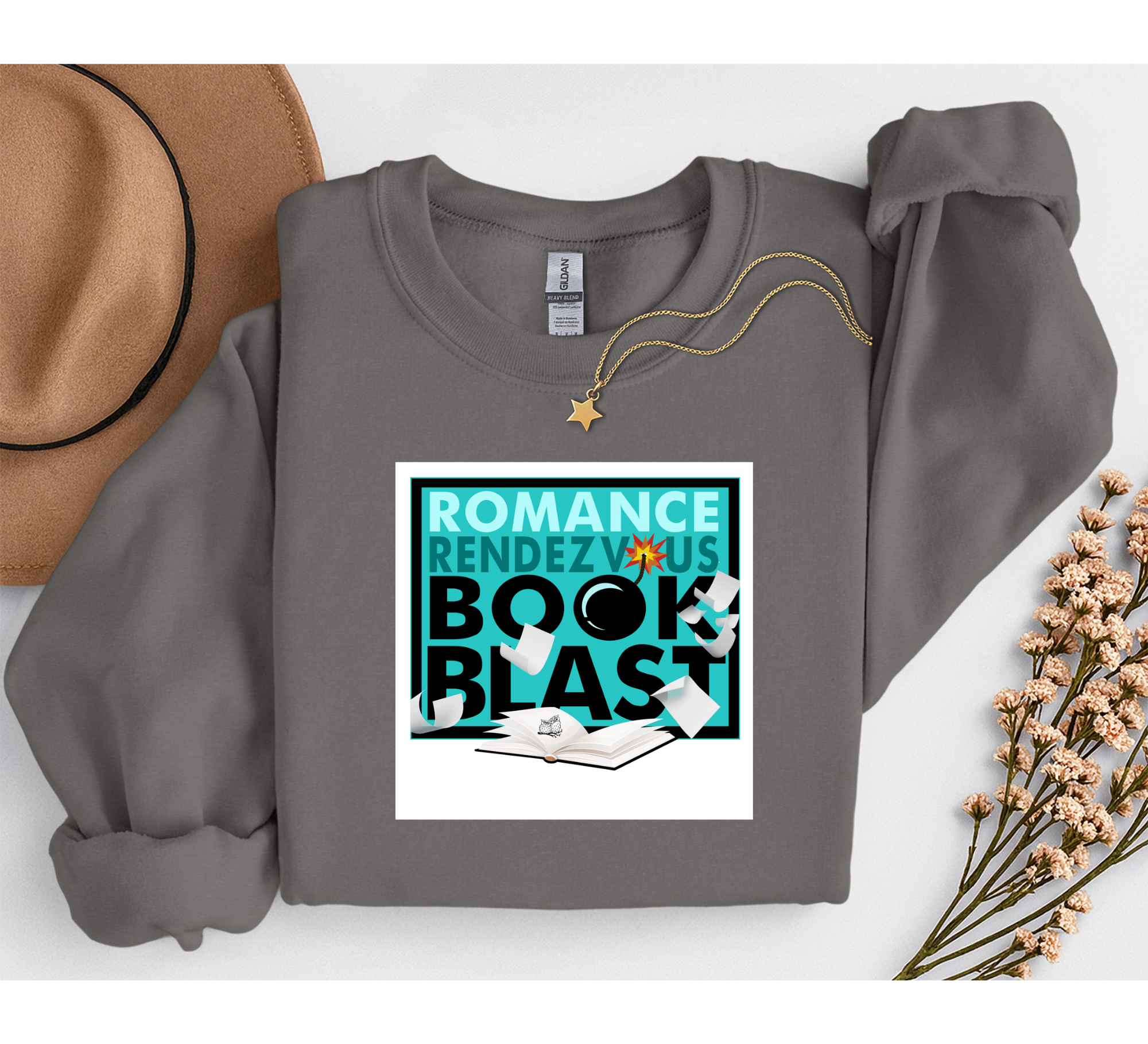 RRBB Gildan Charcoal Crewneck Sweatshirt