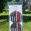 Car Coaster Thin Red Line