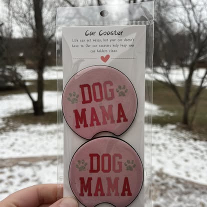 Car Coaster Dog Mama