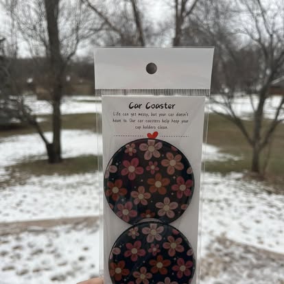 Car Coaster Flowers