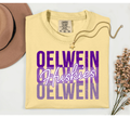 Oelwein Huskies x3 Comfort Colors Butter T-Shirt